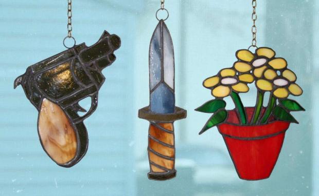 bad ass glass, stained glass