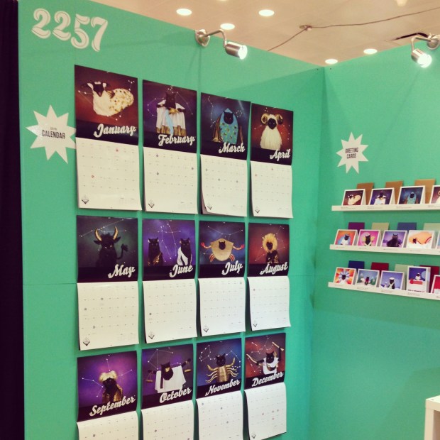 kate funk at the national stationery show, signature mix