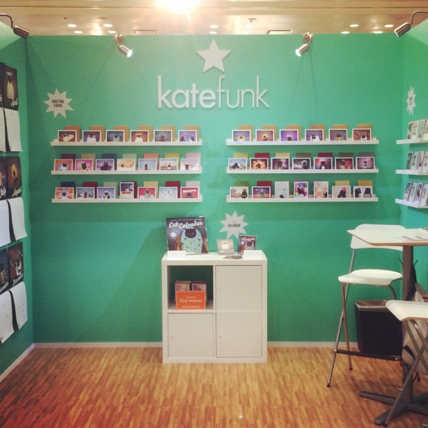 kate funk at the national stationery show, signature mix